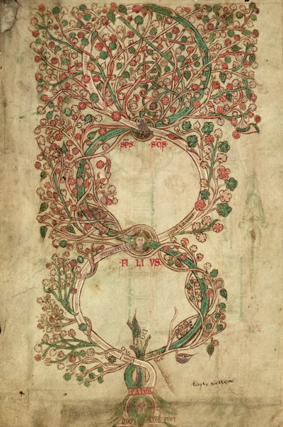 MS 255A fol.12v from the Liber Figuarum by Joachim of Fiore